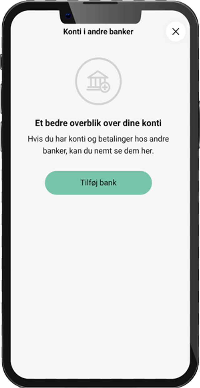 Se konti fra andre banker i din Mobilbank