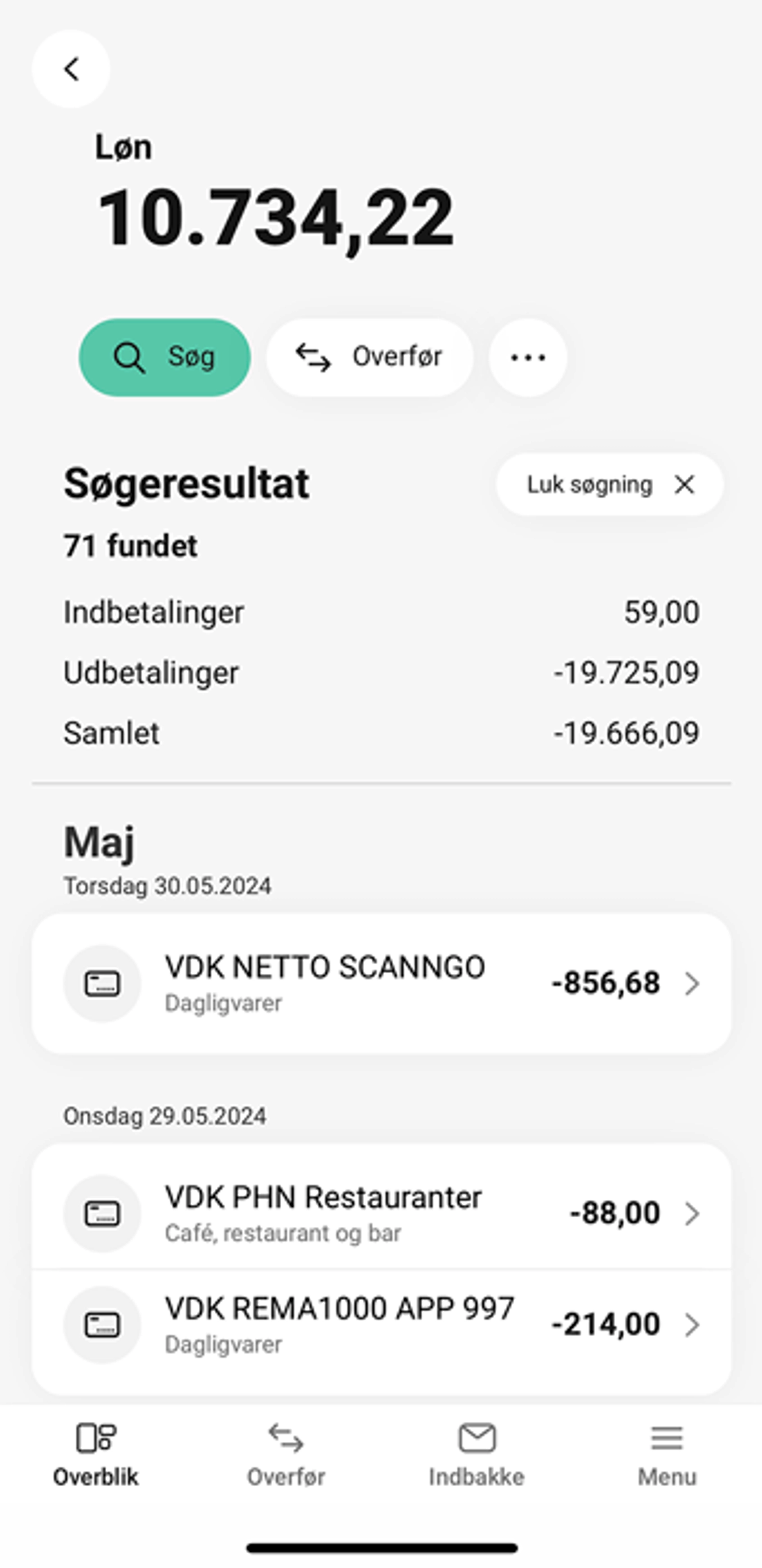 Sådan ser dine Visa-betalinger ud