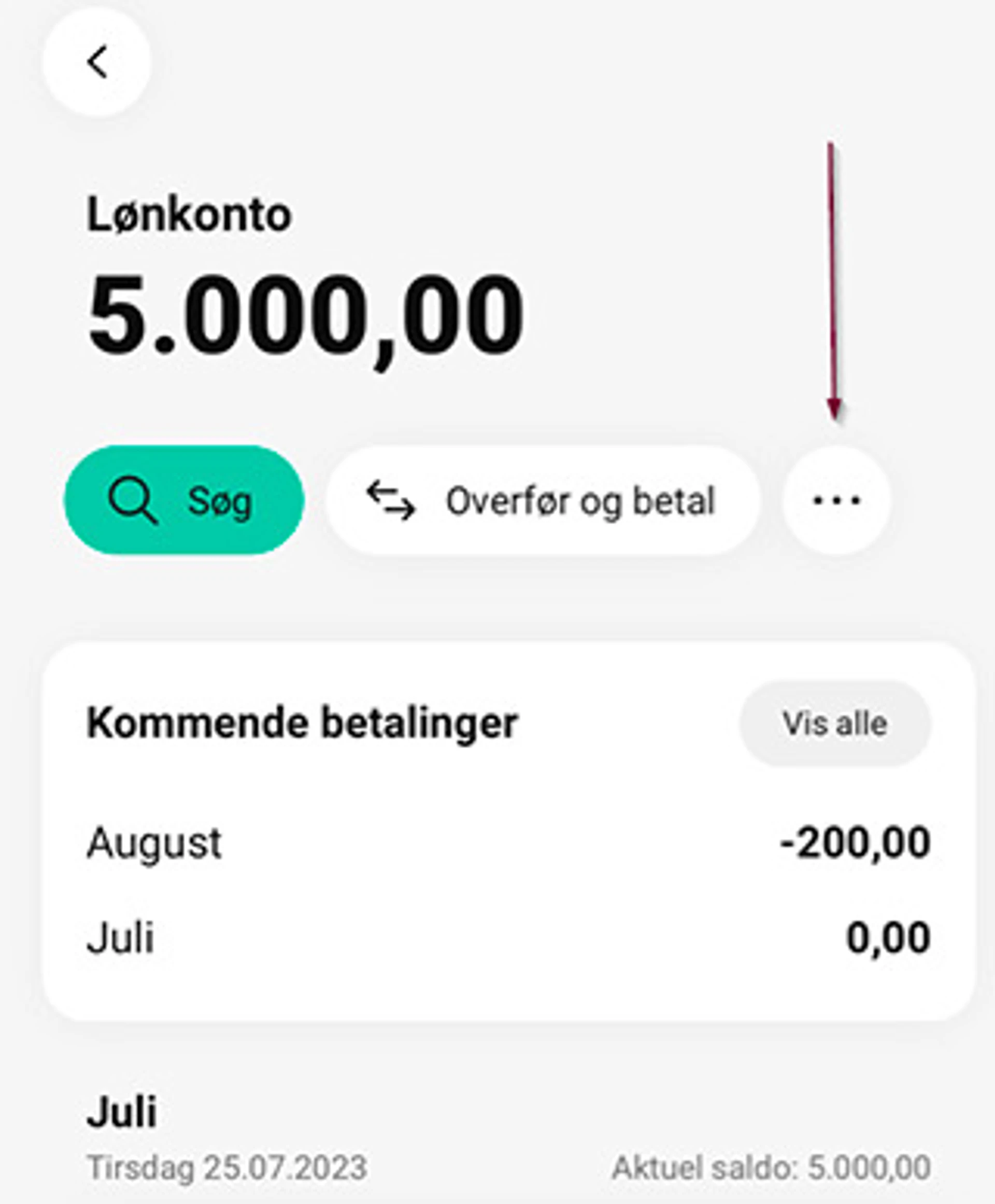 Sådan skifter du kontonavn i Mobilbank