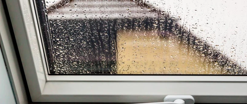 regn på vindue