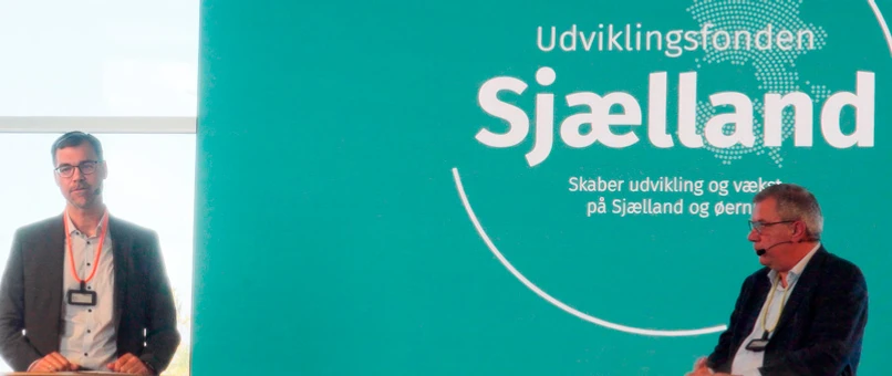 Præsentation af Udviklingsfonden Sjælland på SJUA's udviklingskonference i Kalundborg